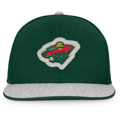 NHL Minnesota Wild Fanatics Fundamentals Loden Snapback Hat