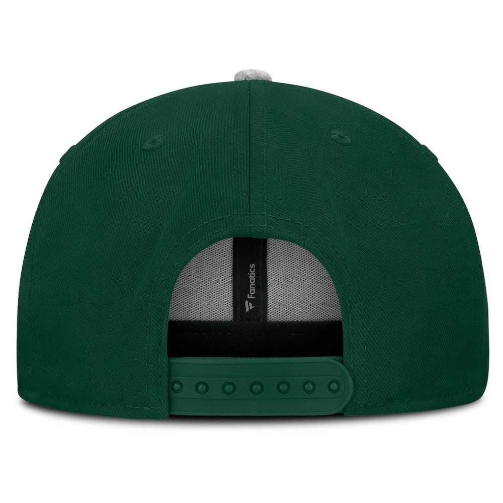 NHL Minnesota Wild Fanatics Fundamentals Loden Snapback Hat