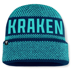 NHL Seattle Kraken Fanatics Fundamentals Shelter Cuffed Knit Hat