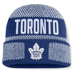 NHL Toronto Maple Leafs Fanatics Fundamentals Shelter Cuffed Knit Hat