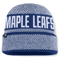 NHL Toronto Maple Leafs Fanatics Fundamentals Shelter Cuffed Knit Hat