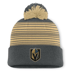 NHL Vegas Golden Knights Fanatics Fundamental Spirit Cuffed Pom Knit Hat