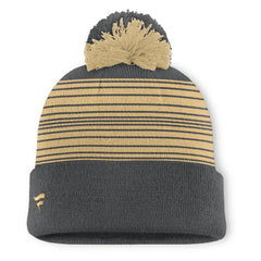 NHL Vegas Golden Knights Fanatics Fundamental Spirit Cuffed Pom Knit Hat