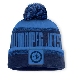 NHL Winnipeg Jets Fanatics Fundamentals Thrive Cuffed Knit Hat with Pom