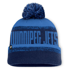 NHL Winnipeg Jets Fanatics Fundamentals Thrive Cuffed Knit Hat with Pom