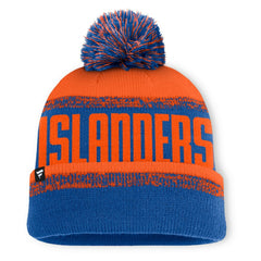 NHL New York Islanders Fanatics Fundamentals Thrive Cuffed Knit Hat with Pom