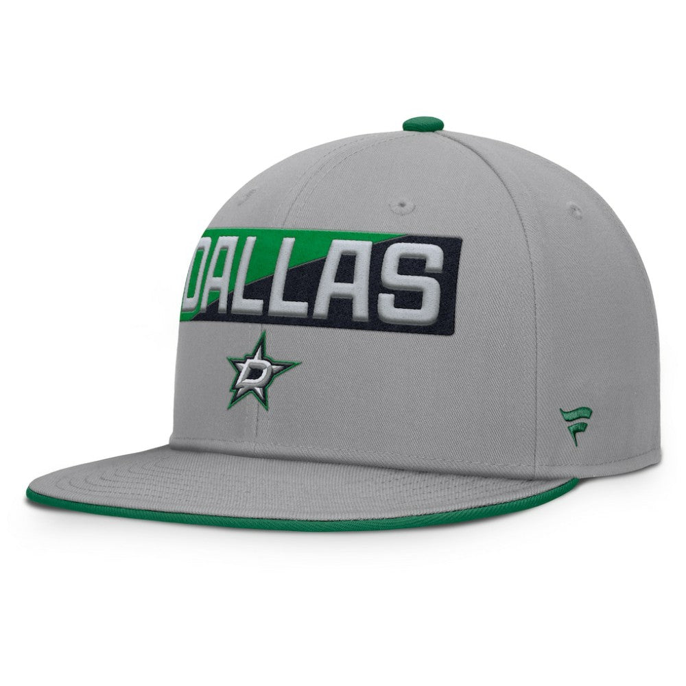 NHL Dallas Stars Fanatics Fundamentals Duo Split Logo Snapback Hat