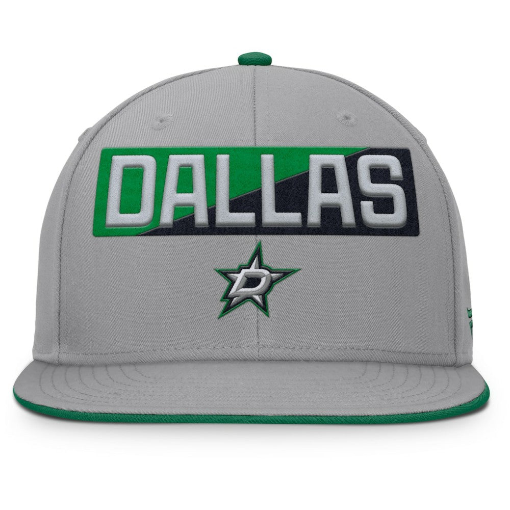 NHL Dallas Stars Fanatics Fundamentals Duo Split Logo Snapback Hat