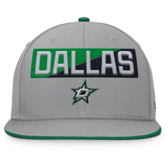 NHL Dallas Stars Fanatics Fundamentals Duo Split Logo Snapback Hat