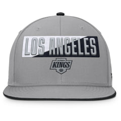 NHL Los Angeles Kings Fanatics Fundamentals Duo Split Logo Snapback Hat