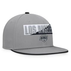 NHL Los Angeles Kings Fanatics Fundamentals Duo Split Logo Snapback Hat