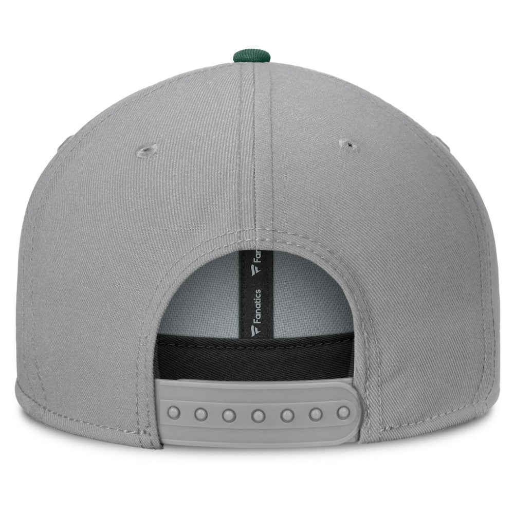 NHL Minnesota Wild Fanatics Fundamentals Duo Split Logo Snapback Hat