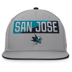 NHL San Jose Sharks Fanatics Fundamentals Duo Split Logo Snapback Hat