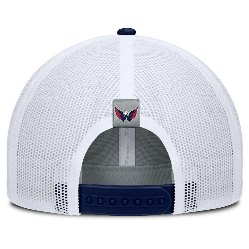 NHL Washington Capitals Fanatics Fundamental Adapt Trucker Adjustable Hat