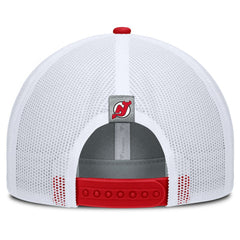 NHL New Jersey Devils Fanatics Fundamental Adapt Trucker Adjustable Hat