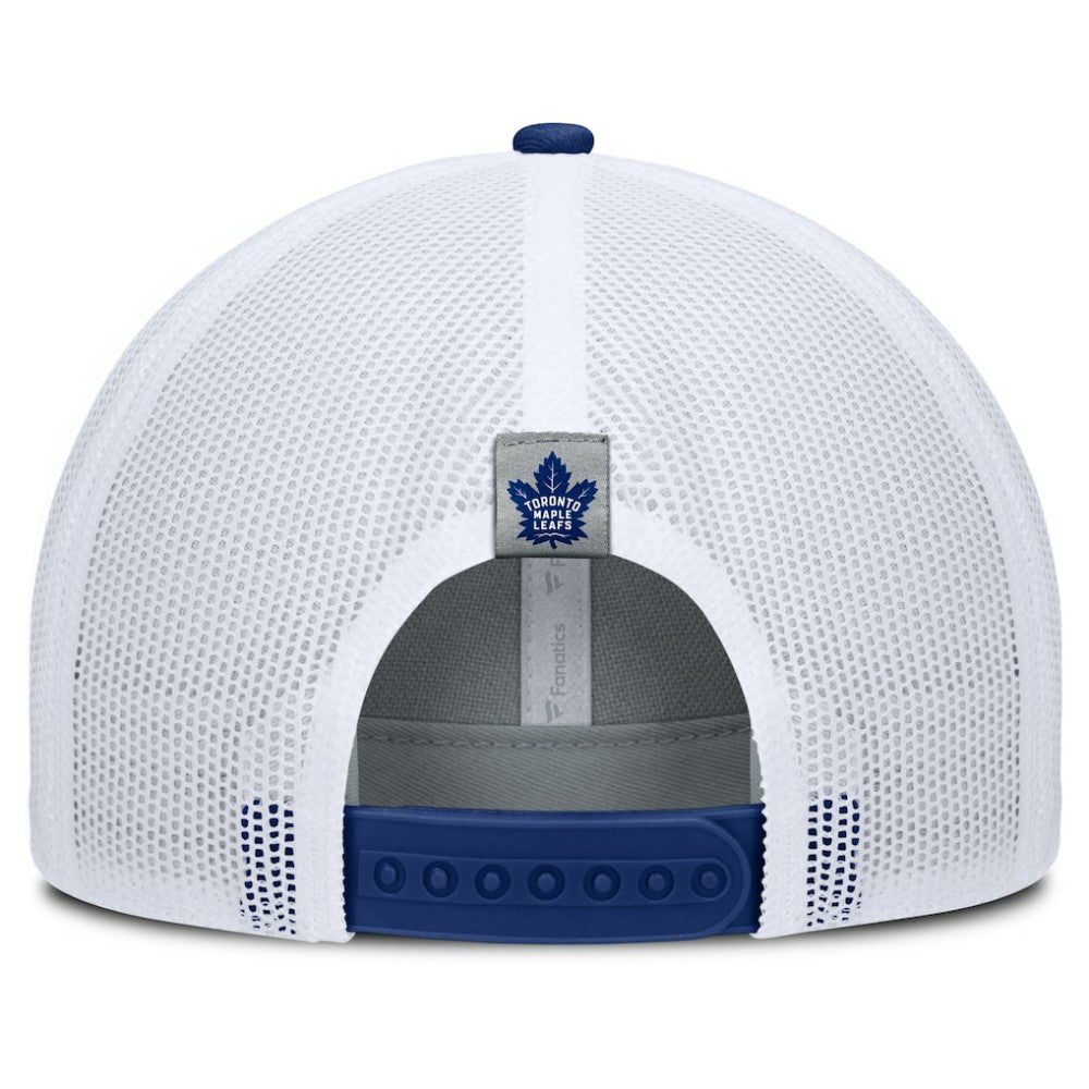 NHL Toronto Maple Leafs Fanatics Fundamental Adapt Trucker Adjustable Hat