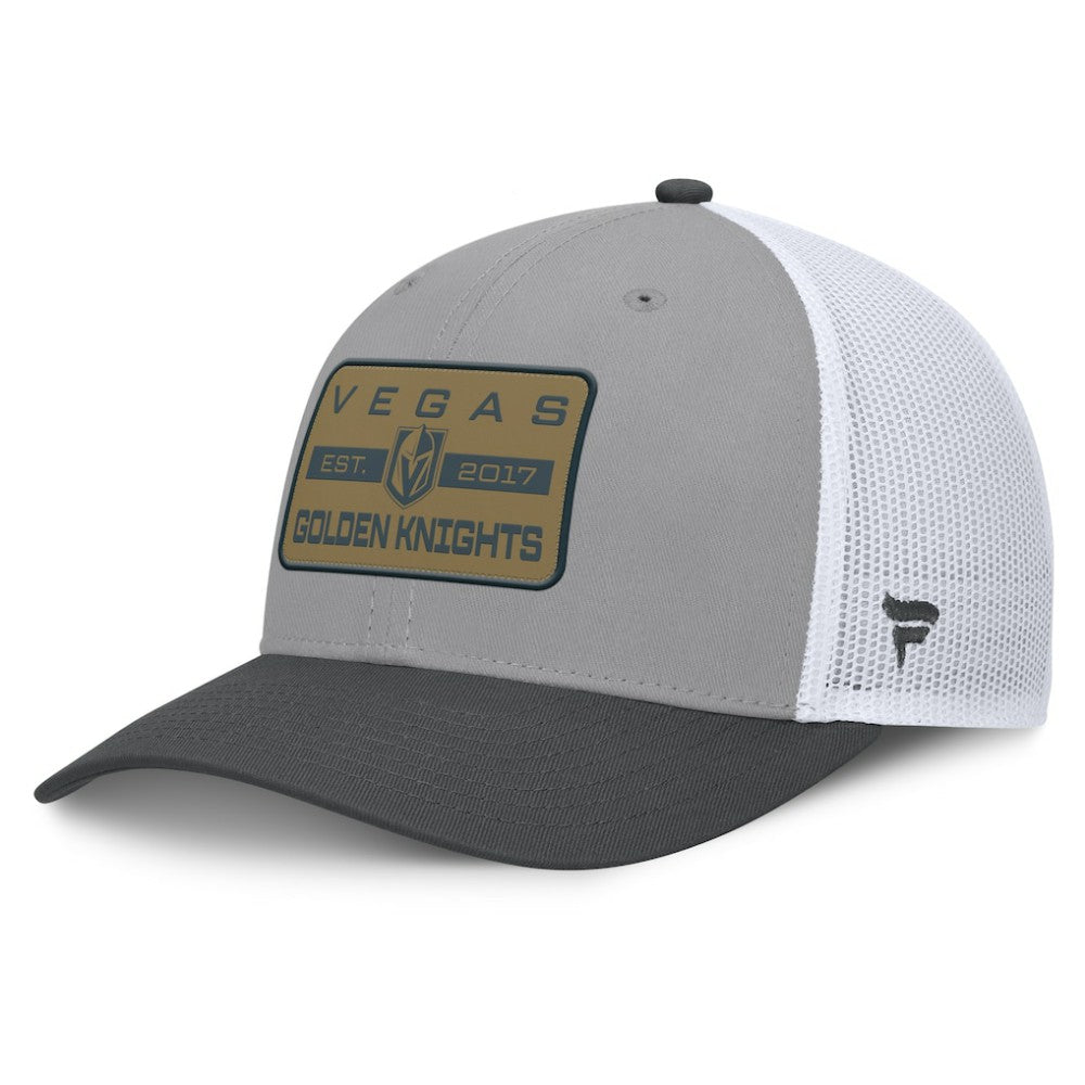 NHL Vegas Golden Knights Fanatics Fundamental Adapt Trucker Adjustable Hat