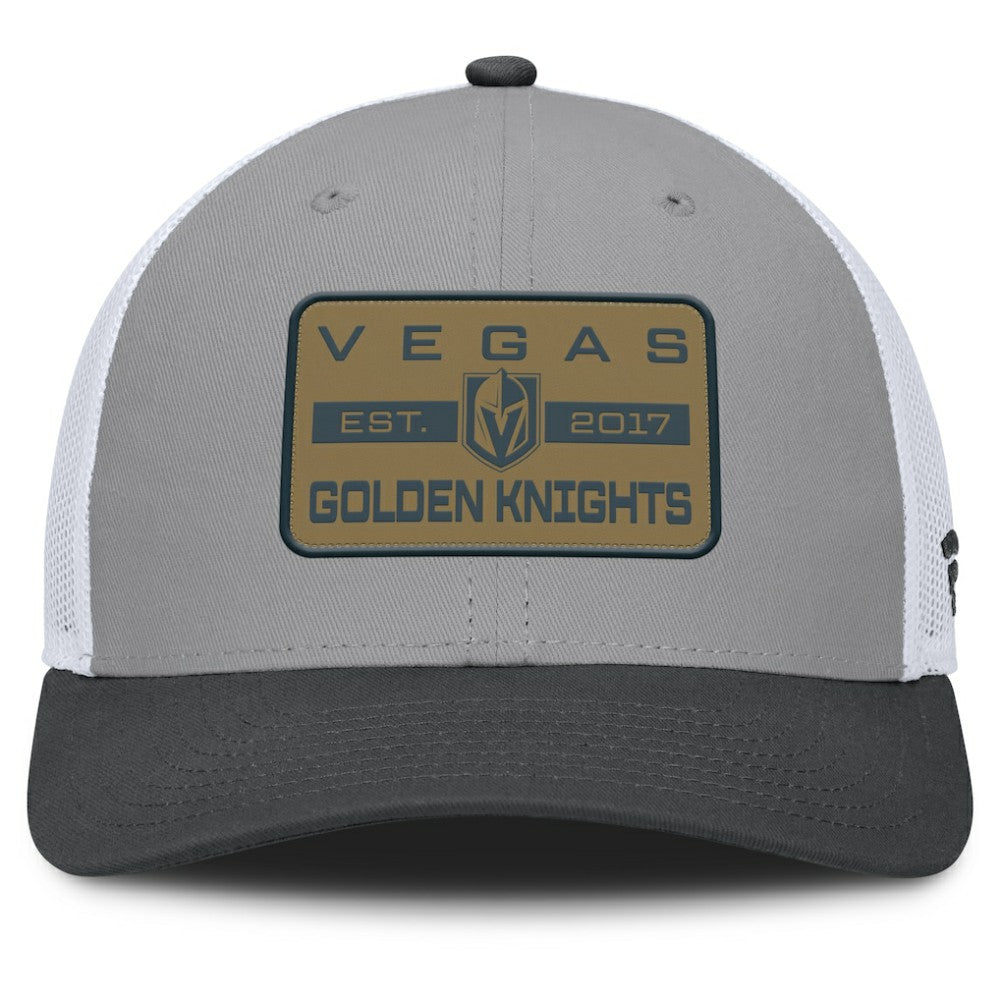 NHL Vegas Golden Knights Fanatics Fundamental Adapt Trucker Adjustable Hat
