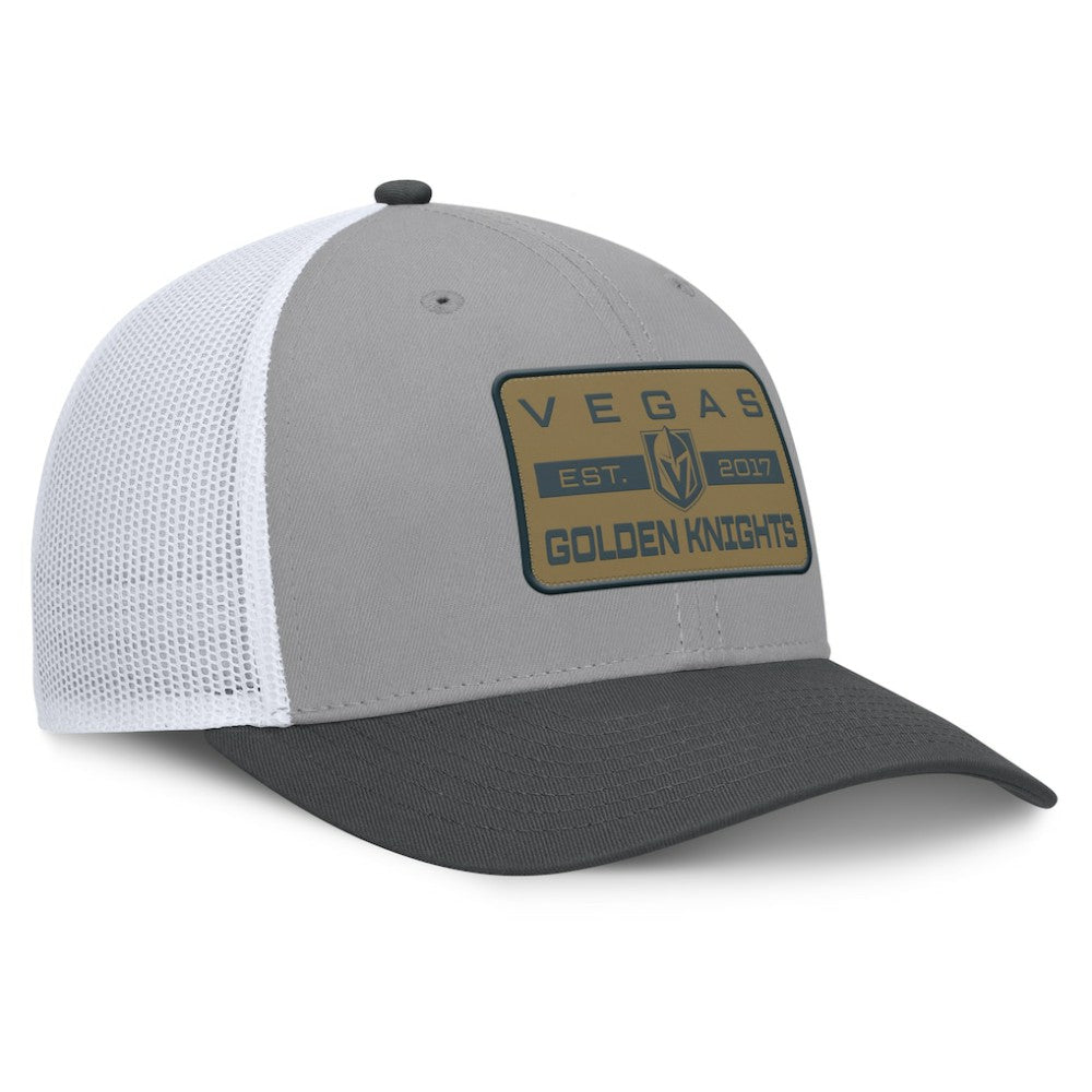 NHL Vegas Golden Knights Fanatics Fundamental Adapt Trucker Adjustable Hat