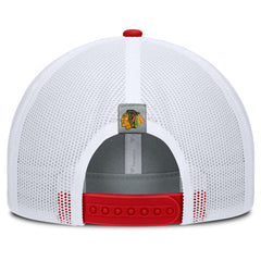 NHL Chicago Blackhawks Fanatics Fundamental Adapt Trucker Adjustable Hat