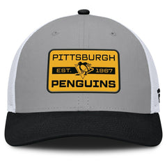 NHL Pittsburgh Penguins Fanatics Fundamental Adapt Trucker Adjustable Hat