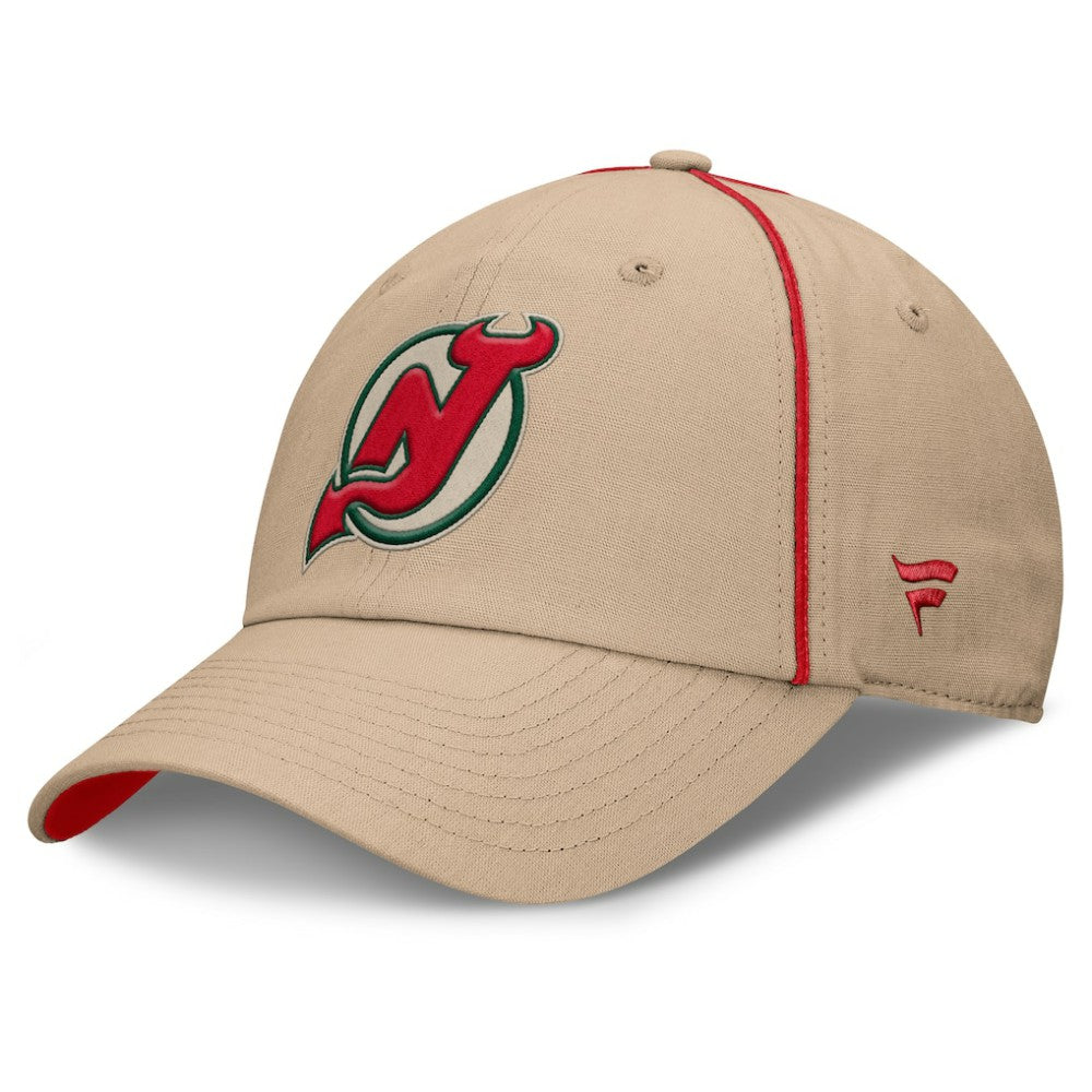 NHL New Jersey Devils Fanatics Heritage Setoff Adjustable Hat