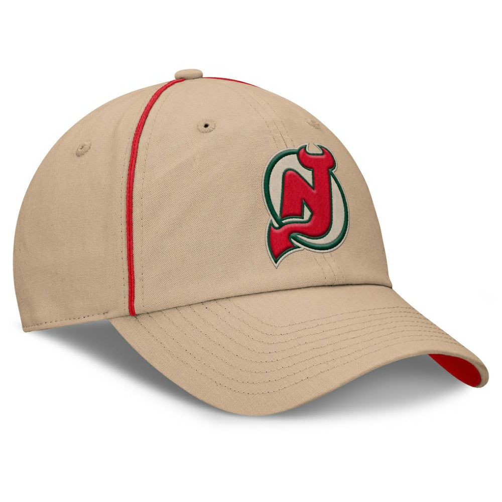 NHL New Jersey Devils Fanatics Heritage Setoff Adjustable Hat