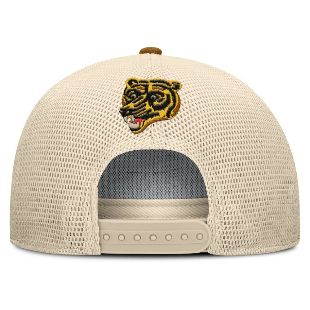 NHL Boston Bruins Fanatics Heritage Fetch A-Frame Trucker Adjustable Hat