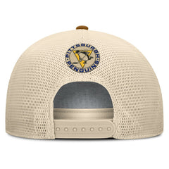 NHL Pittsburgh Penguins Fanatics Heritage Fetch A-Frame Trucker Adjustable Hat