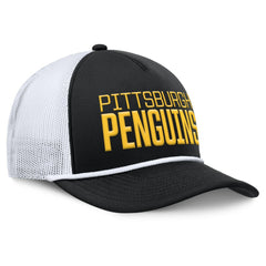 NHL Pittsburgh Penguins Fanatics Heritage Dutch A-Frame Trucker Adjustable Hat