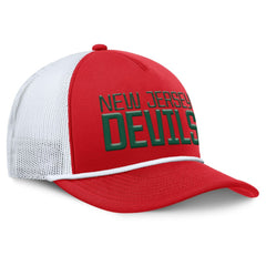 NHL New Jersey Devils Fanatics Heritage Dutch A-Frame Trucker Adjustable Hat