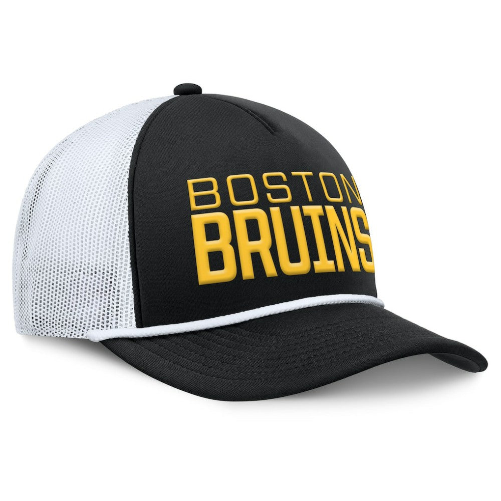 NHL Boston Bruins Fanatics Heritage Dutch A-Frame Trucker Adjustable Hat