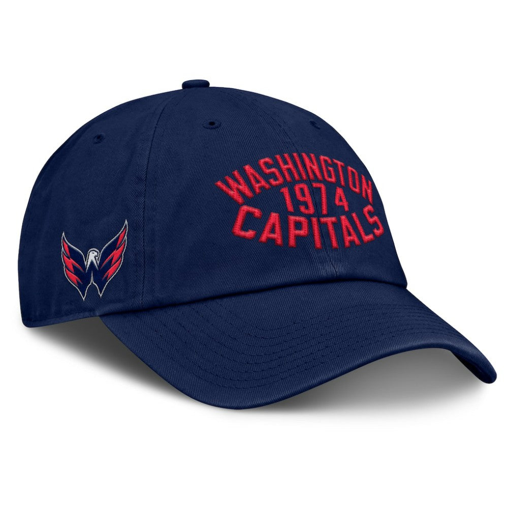 NHL Washington Capitals Fanatics Fundamentals Archer Adjustable Hat