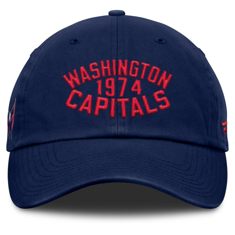 NHL Washington Capitals Fanatics Fundamentals Archer Adjustable Hat