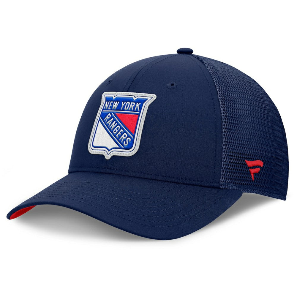 NHL New York Rangers Fanatics Authentic Pro Home Ice Trucker Adjustable Hat