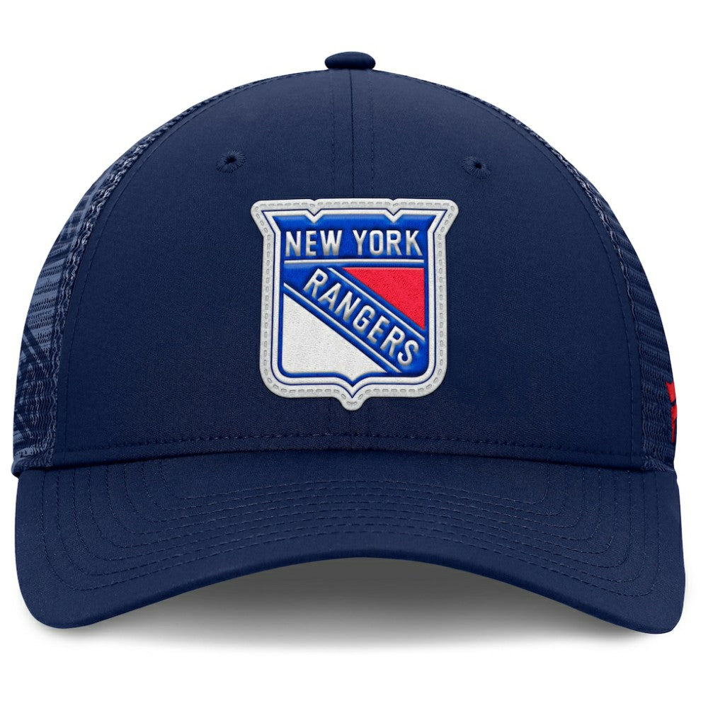 NHL New York Rangers Fanatics Authentic Pro Home Ice Trucker Adjustable Hat
