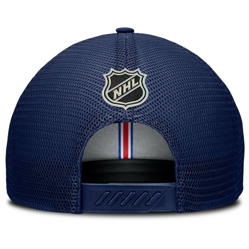 NHL New York Rangers Fanatics Authentic Pro Home Ice Trucker Adjustable Hat