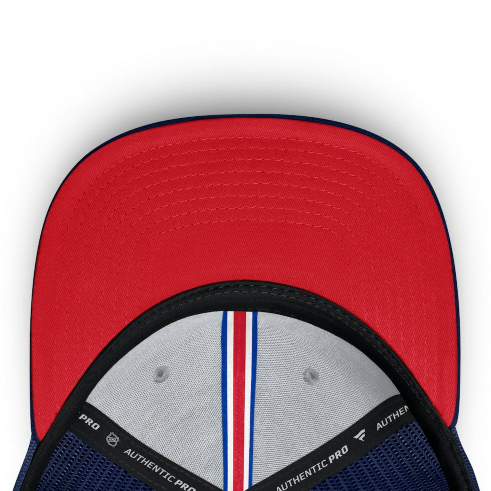 NHL New York Rangers Fanatics Authentic Pro Home Ice Trucker Adjustable Hat