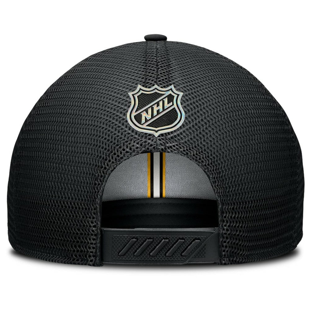 NHL Boston Bruins Fanatics Authentic Pro Home Ice Trucker Adjustable Hat