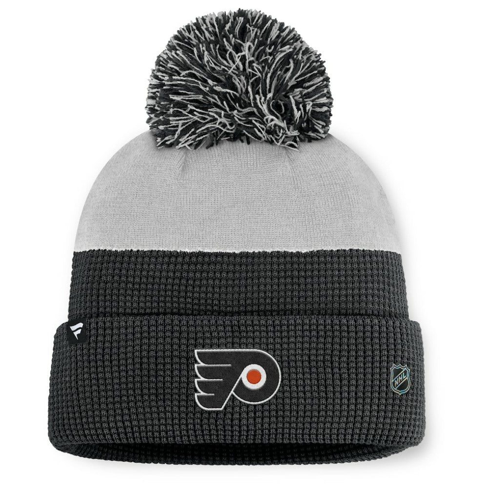 NHL Philadelphia Flyers Fanatics Authentic Pro Home Ice Cuffed Knit Hat with Pom