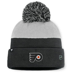 NHL Philadelphia Flyers Fanatics Authentic Pro Home Ice Cuffed Knit Hat with Pom