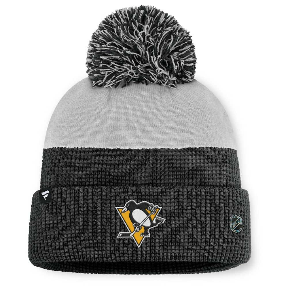 NHL Pittsburgh Penguins Fanatics Authentic Pro Home Ice Cuffed Knit Hat with Pom