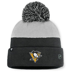 NHL Pittsburgh Penguins Fanatics Authentic Pro Home Ice Cuffed Knit Hat with Pom
