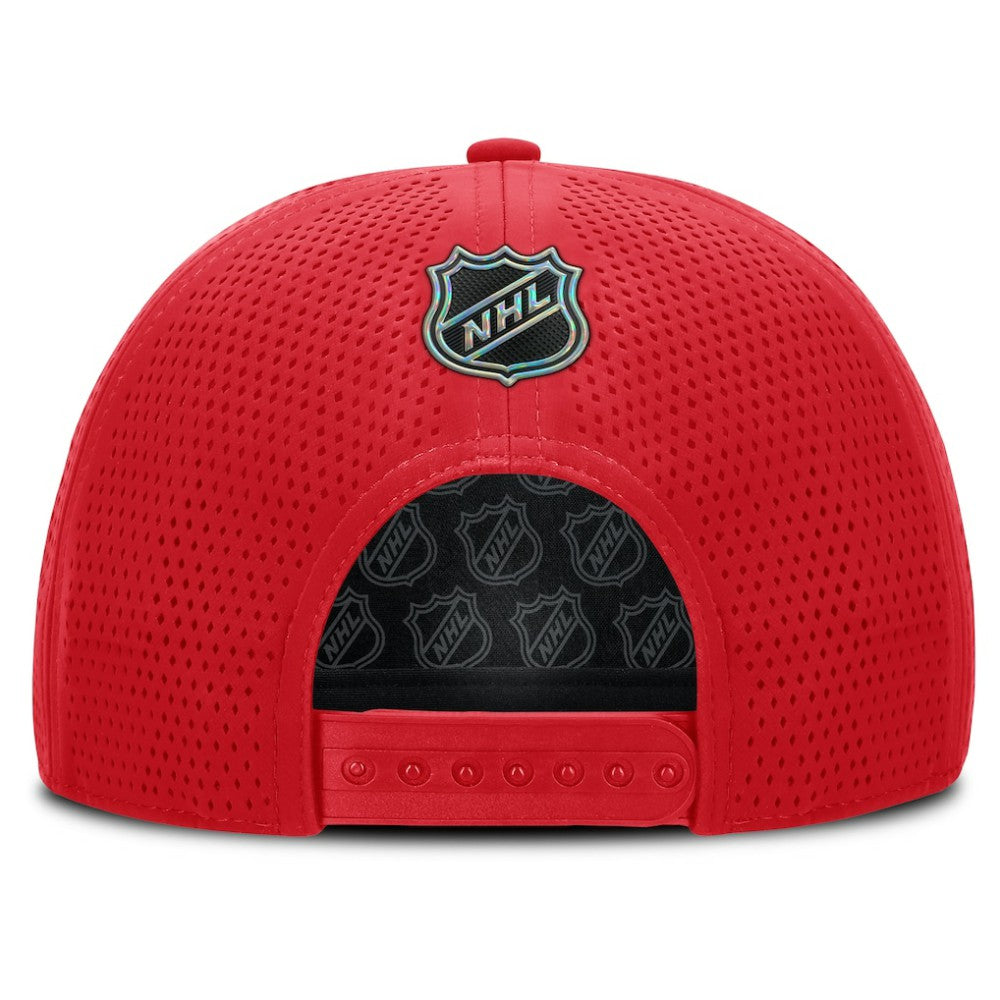 NHL Detroit Red Wings Fanatics Centennial Pinched Front Adjustable Hat