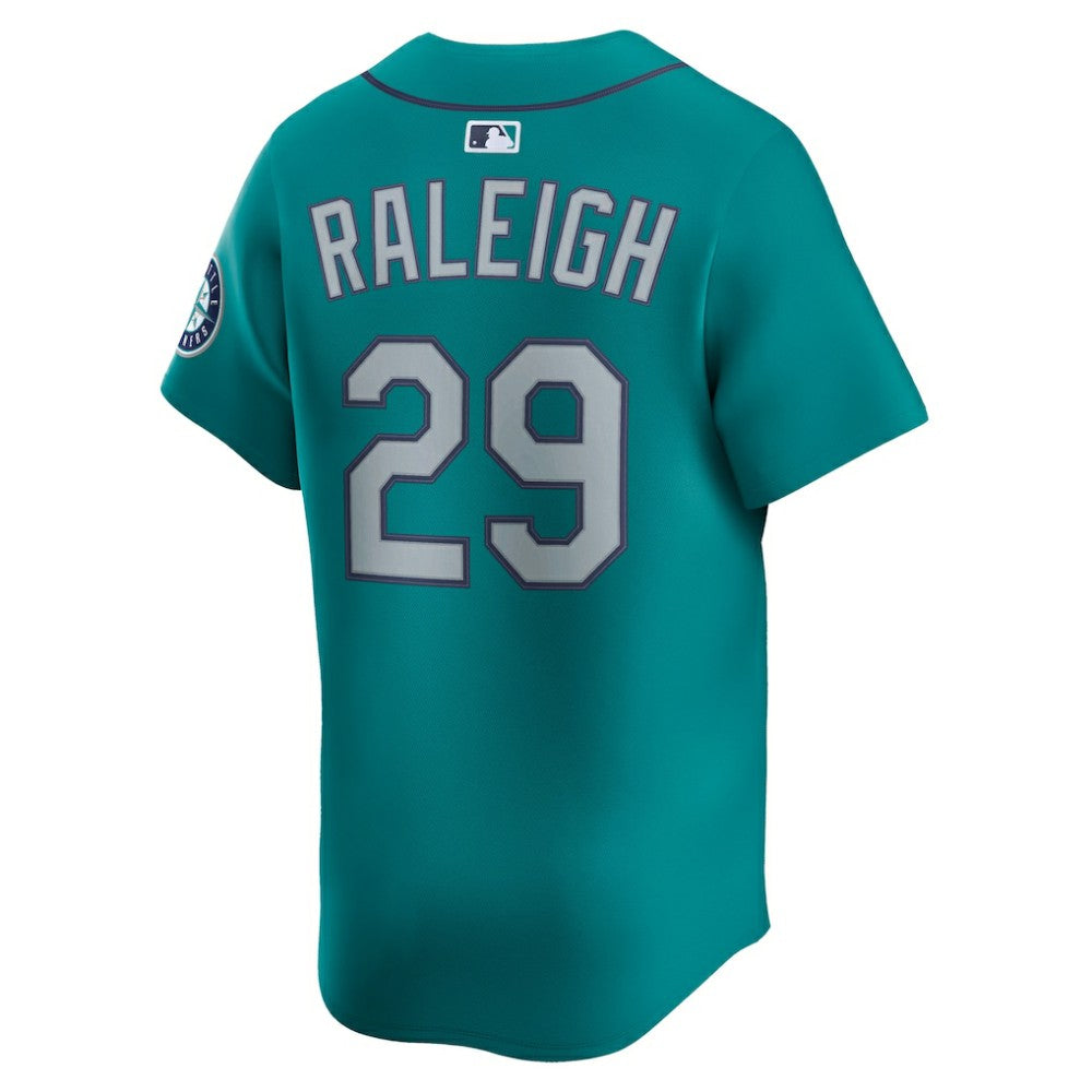 Teal Cal Raleigh Seattle Mariners Nike Alternate Limited Jersey