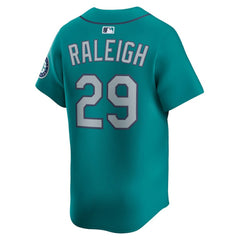 Teal Cal Raleigh Seattle Mariners Nike Alternate Limited Jersey