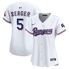 White Corey Seager Texas Rangers Nike Women's Home Limited Player Jersey