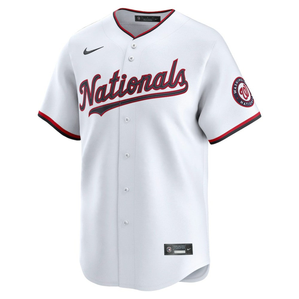 White Dylan Crews Washington Nationals Nike Home Limited Player Jersey
