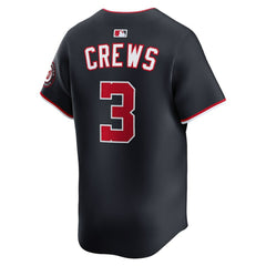 Navy Dylan Crews Washington Nationals Nike Alternate Limited Jersey