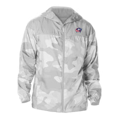 NHL Columbus Blue Jackets Columbia Camo Flash Challenger Omni-Shade Full-Zip Hoodie Windbreaker